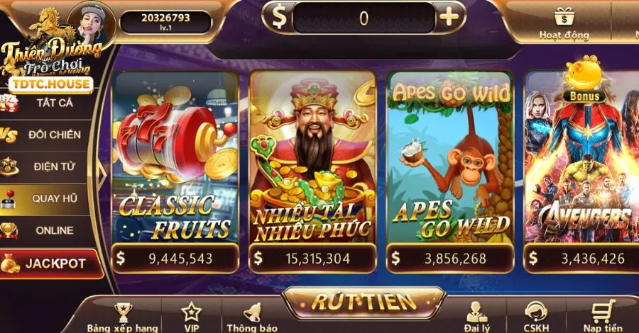 Game Nổ hũ (Slot) kunet